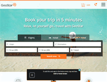 Tablet Screenshot of geostar-travel.com